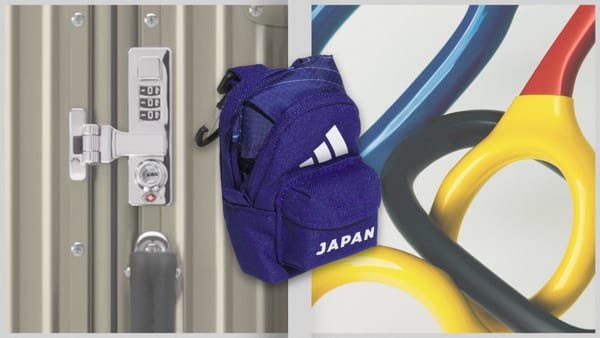 Titanium hues and orange accents